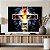 Quadro Decorativo Canvas Leão Tribo de Judá Cruz Horizontal - Imagem 4