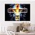 Quadro Decorativo Canvas Leão Tribo de Judá Cruz Horizontal - Imagem 5