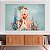 Quadro Decorativo Canvas Beleza Feminina Mulher Floral Horizontal - Imagem 2