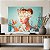 Quadro Decorativo Canvas Beleza Feminina Face Mulher Floral Horizontal - Imagem 5