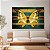 Quadro Decorativo Canvas Borboleta Dourada Abstrata Horizontal - Imagem 3
