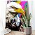 Quadro Decorativo Canvas Animais Águia Colorida Abstrata Vertical - Imagem 4