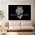 Quadro Decorativo Canvas Leão de Judá Frase Nunca foi sorte sempre foi Deus Preto e Branco Horizontal - Imagem 3