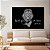 Quadro Decorativo Canvas Leão de Judá Frase Aquele que te guarda não dorme Preto e Branco Horizontal - Imagem 2