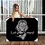 Quadro Decorativo Canvas Leão de Judá Frase A Sorte Favorece os corajosos Preto e Branco Horizontal - Imagem 1