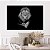 Quadro Decorativo Canvas Leão de Judá Imponente Preto e Branco Horizontal - Imagem 4