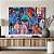 Quadro Decorativo Canvas Penas Coloridas Abstratas Horizontal - Imagem 4