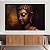 Quadro Decorativo Canvas Face Buda Gold Horizontal - Imagem 3