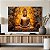 Quadro Decorativo Canvas Religiosos Buda Gold Sentado Meditando Horizontal - Imagem 5