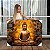 Quadro Decorativo Canvas Religiosos Buda Gold Sentado Meditando Horizontal - Imagem 1
