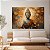 Quadro Decorativo Canvas Religioso Buda Meditando Fundo Abstrato Horizontal - Imagem 5