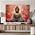 Quadro Decorativo Canvas Religioso Buda Sentado Meditando Fundo Vermelho Horizontal - Imagem 5