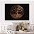 Quadro Decorativo Canvas Árvore da Vida Fundo Escuro Horizontal - Imagem 5