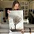 Quadro Decorativo Canvas Paisagem Outono com Árvore Seca balançando ao vento Vertical - Imagem 6