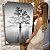 Quadro Decorativo Canvas Paisagem Árvore no Lago Preto e Branco Vertical - Imagem 6