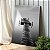 Quadro Decorativo Canvas Paisagem Ponte sobre Lago Preto e Branco Vertical - Imagem 3