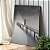 Quadro Decorativo Canvas Paisagem Homem em Ponte sobre Lago Preto e Branco Vertical - Imagem 2