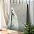 Quadro Decorativo Canvas Paisagem Homem Pescando Preto e Branco Vertical - Imagem 2