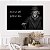 Quadro Decorativo Canvas Leão de Cartola Frase Nunca foi sorte sempre foi Deus Horizontal - Imagem 4