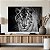 Quadro Decorativo Canvas Animal Tigre do Olho Azul Horizontal - Imagem 3