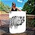 Quadro Decorativo Canvas Animal Tigre Feroz Preto e Branco Vertical - Imagem 1