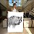 Quadro Decorativo Canvas Animal Tigre Feroz Preto e Branco Vertical - Imagem 4