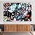 Quadro Decorativo Canvas Grafite Street Art Colorido Horizontal - Imagem 3