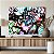 Quadro Decorativo Canvas Grafite Street Art Colorido Horizontal - Imagem 5