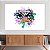 Quadro Decorativo Canvas Composição Abstrata de Olhos em Estilo Street Art Horizontal - Imagem 2