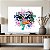 Quadro Decorativo Canvas Composição Abstrata de Olhos em Estilo Street Art Horizontal - Imagem 4