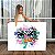 Quadro Decorativo Canvas Composição Abstrata de Olhos em Estilo Street Art Horizontal - Imagem 1