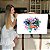 Quadro Decorativo Canvas Composição Abstrata de Olhos em Estilo Street Art Horizontal - Imagem 7