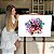Quadro Decorativo Canvas Composição Abstrata de Boca em Estilo Street Art Horizontal - Imagem 6