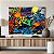 Quadro Decorativo Canvas Composição Abstrata Crazy Estilo Street Art Horizontal - Imagem 4