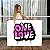 Quadro Decorativo Canvas Composição Frase Onde Love Estilo Street Art Horizontal - Imagem 1