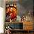 Quadro Decorativo Canvas Arte em Vitral Religioso Jesus Cristo Vertical - Imagem 2