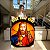 Quadro Decorativo Canvas Arte em Vitral Religioso Jesus Cristo Vertical - Imagem 3