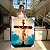 Quadro Decorativo Canvas Composição de Jesus Cristo na Cruz Colorido Vertical - Imagem 4