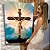 Quadro Decorativo Canvas Composição de Jesus Cristo na Cruz Colorido Vertical - Imagem 6
