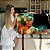 Quadro Decorativo Canvas Beleza Feminina Mulher Dourada de Olhos Fechados com Flores Horizontal - Imagem 7
