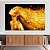 Quadro Decorativo Canvas Beleza Feminina Mulher Dourada Cabelo Voando Horizontal - Imagem 3