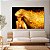 Quadro Decorativo Canvas Beleza Feminina Mulher Dourada Cabelo Voando Horizontal - Imagem 2