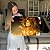 Quadro Decorativo Canvas Beleza Feminina Mulher Dourada Assoprando Horizontal - Imagem 6