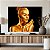 Quadro Decorativo Canvas Beleza Feminina Mulher Dourada em Perfil Esquerdo Horizontal - Imagem 4