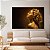 Quadro Decorativo Canvas Beleza Feminina Face de Mulher Dourada em Perfil Horizontal - Imagem 3