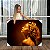 Quadro Decorativo Canvas Beleza Feminina Face de Mulher Dourada em Perfil Horizontal - Imagem 1