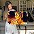 Quadro Decorativo Canvas Beleza Feminina Face de Mulher Dourada Joias Horizontal - Imagem 7
