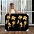 Quadros Decorativos Canvas Floral Composição de Rosas Gold Horizontal - Imagem 1
