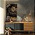 Quadro Decorativo Canvas Composição de Folhas Pretas e Douradas I Vertical - Imagem 2