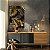 Quadro Decorativo Canvas Composição de Folhas Pretas e Douradas II Vertical - Imagem 3